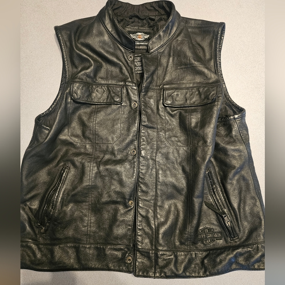 Harley Davidson Men's Leather Vest